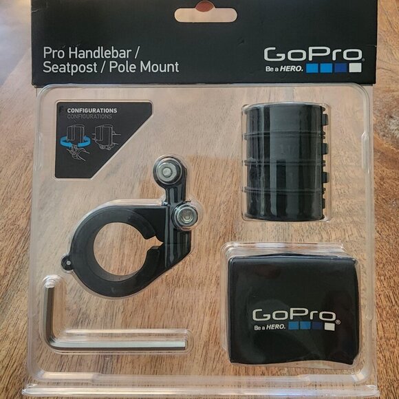 GoPro Other - GoPro Pro Handlebar Seatpost Pole Mount 360° Aluminum Bike Camera Accessory